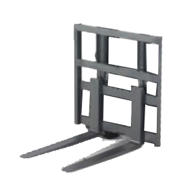 2.5m Extended tines with Load Backrest