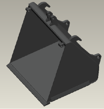 0.4m³ Mini Standard Loader Buckets